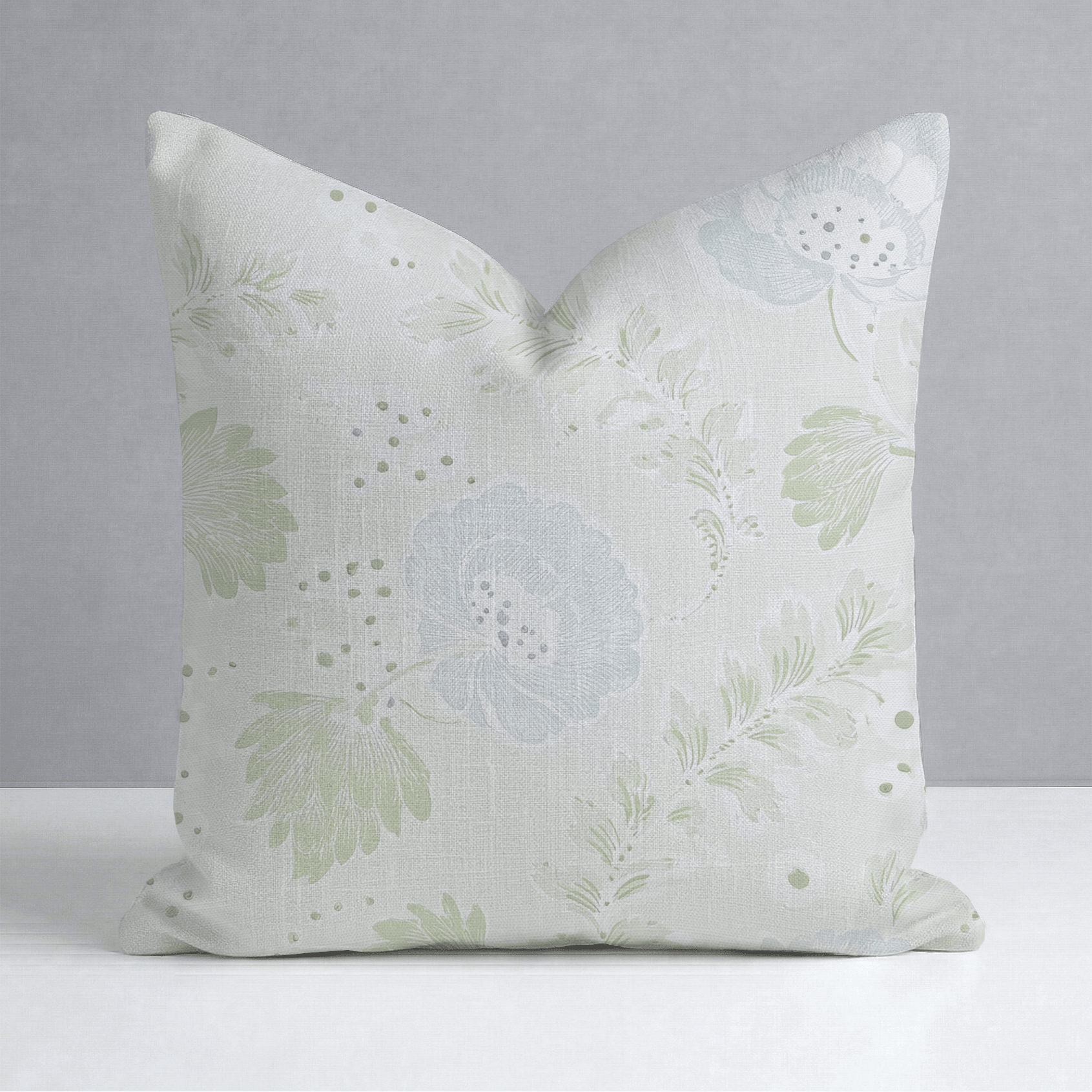 Charleston Mist Throw Pillow - Lemon Park