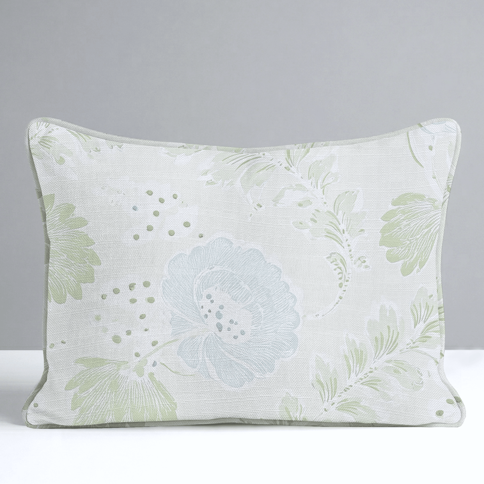Charleston Mist Throw Pillow - Lemon Park