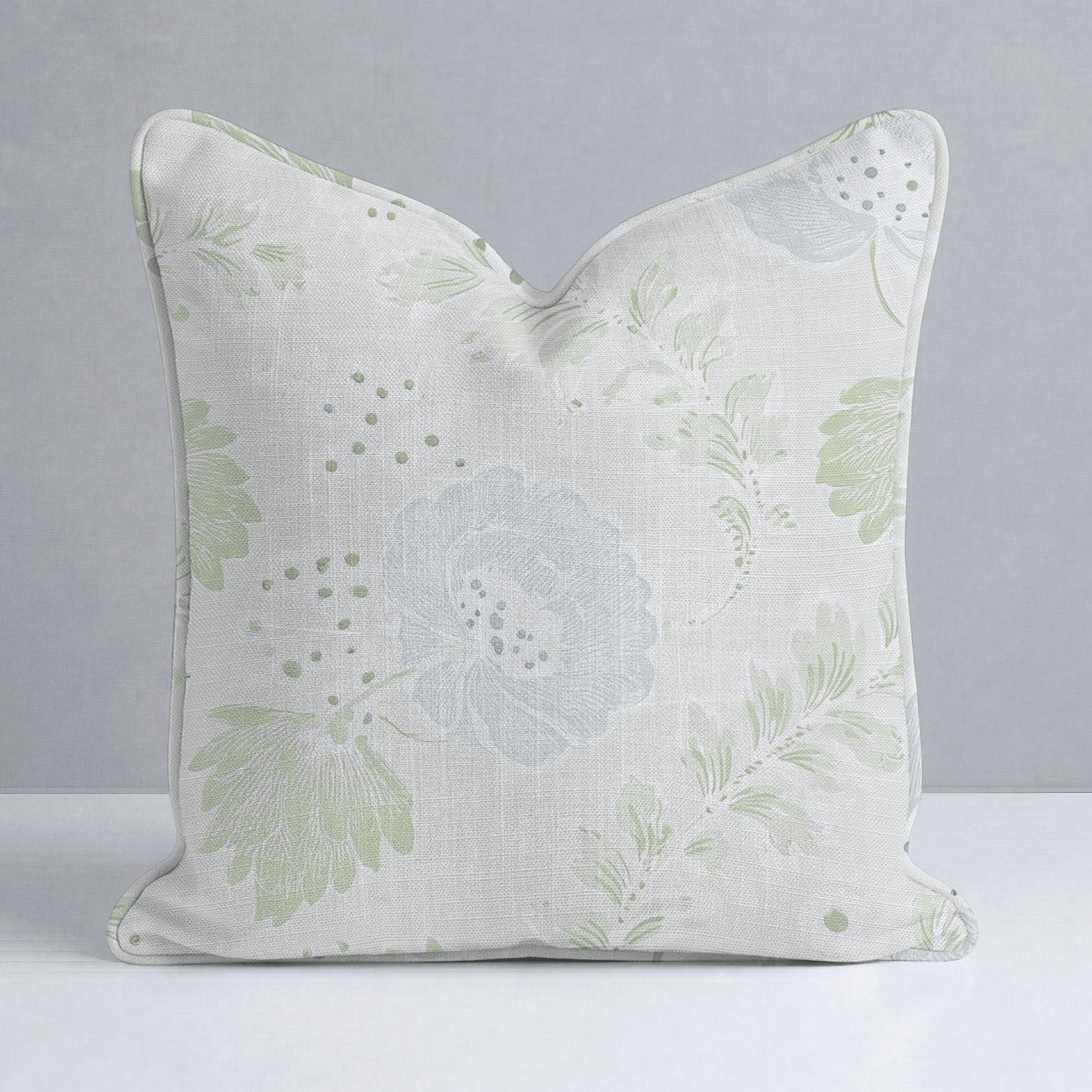 Charleston Mist Throw Pillow - Lemon Park