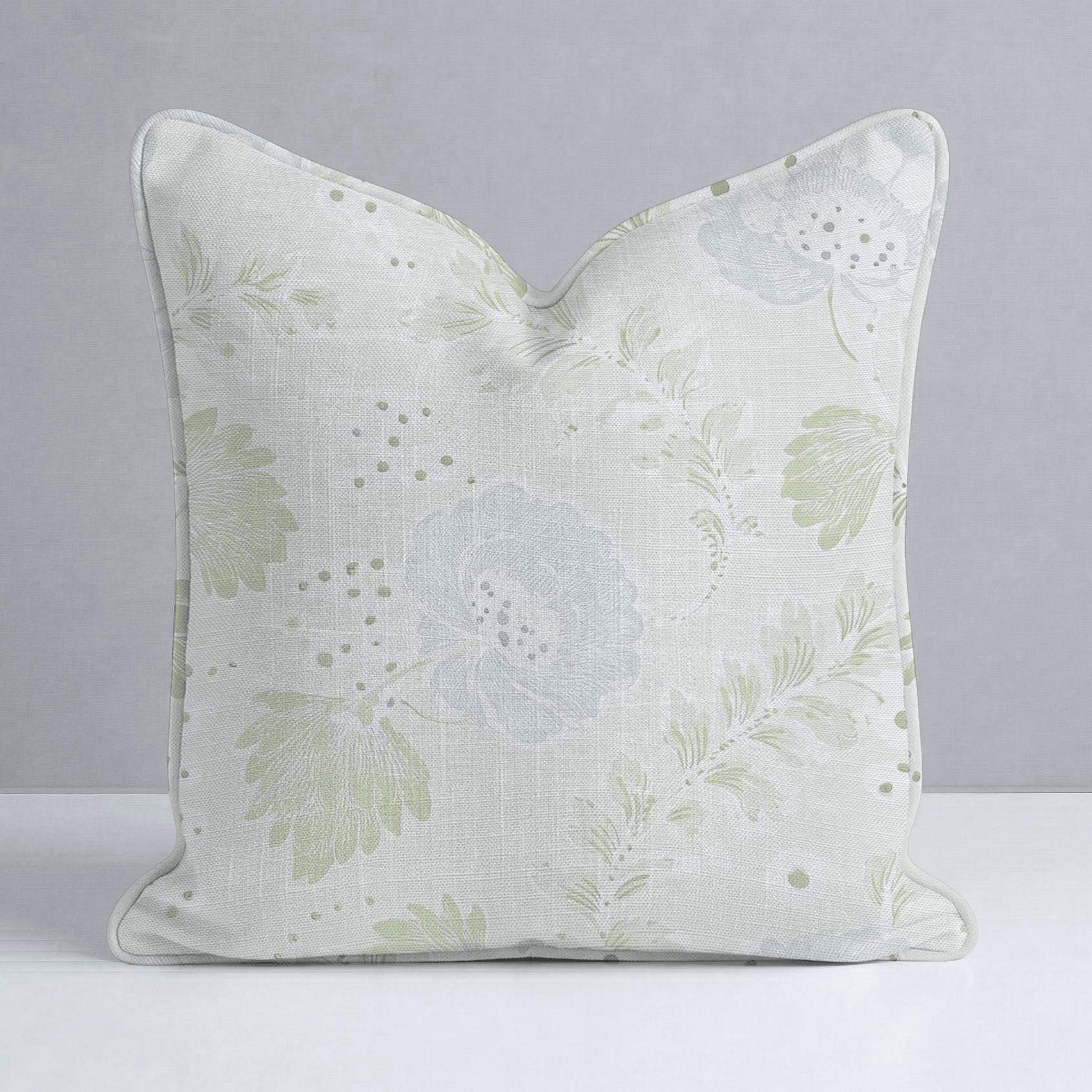 Charleston Mist Throw Pillow - Lemon Park
