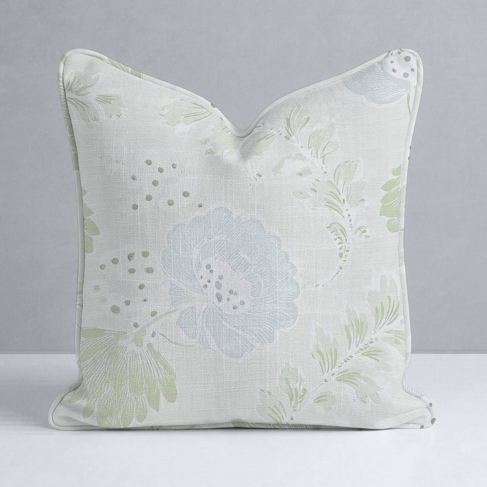 Charleston Mist Throw Pillow - Lemon Park