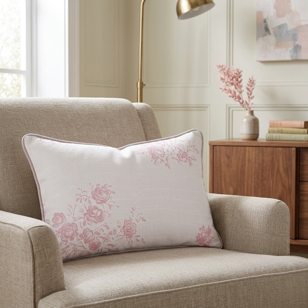 Charlotte Rose Throw Pillow - Lemon Park