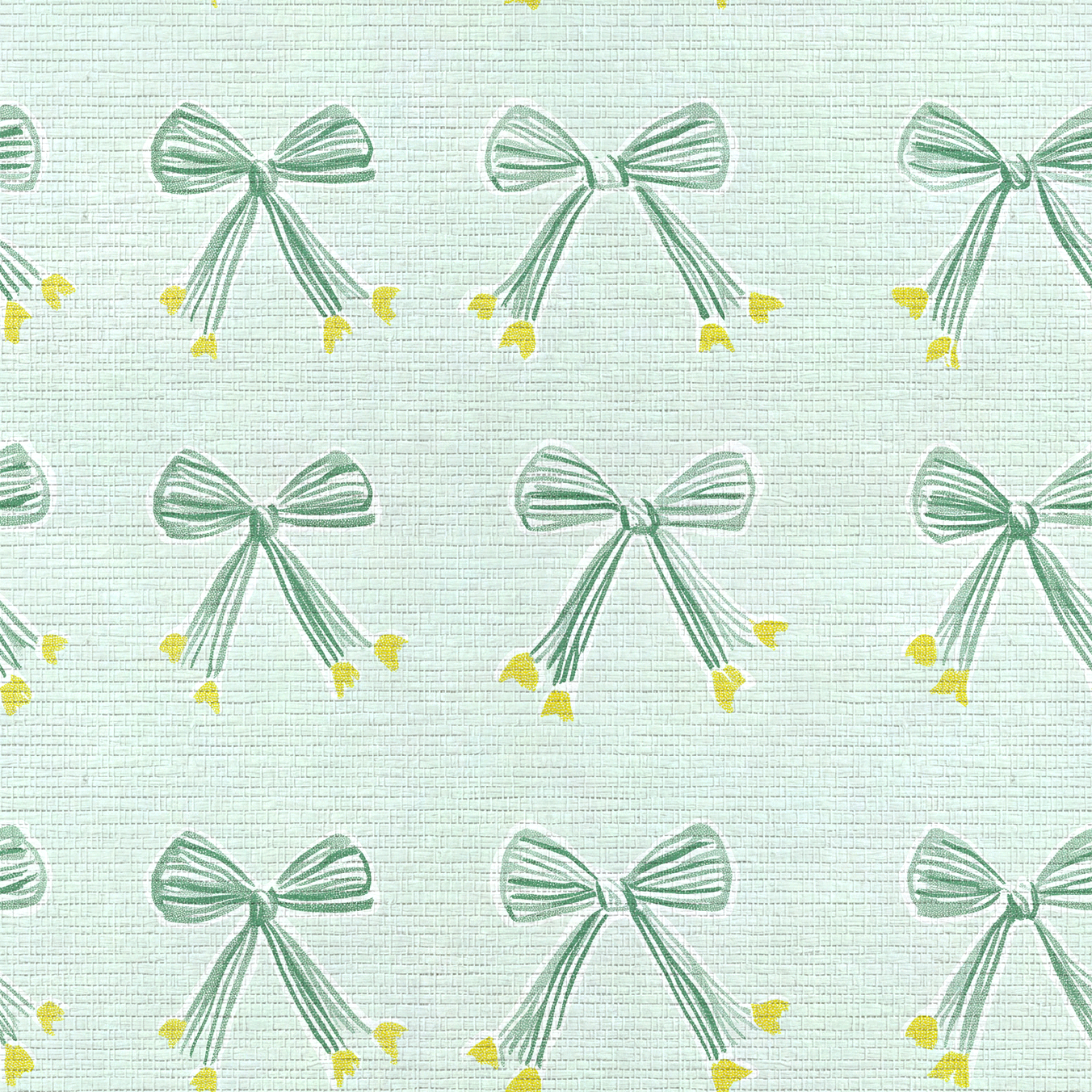 Charms & Knots Faux Grasscloth Wallpaper