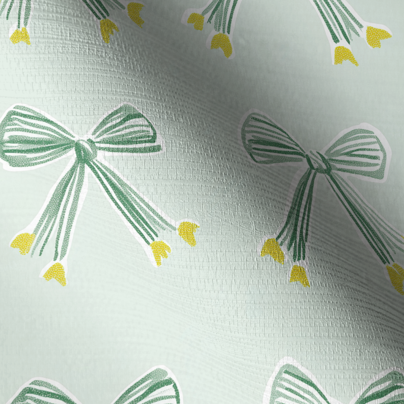 Charms & Knots Faux Grasscloth Wallpaper