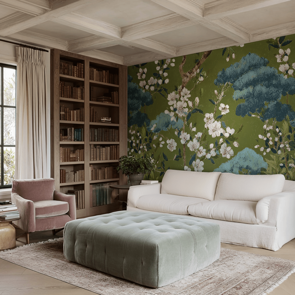 Chateau Green - Wall Mural - Lemon Park