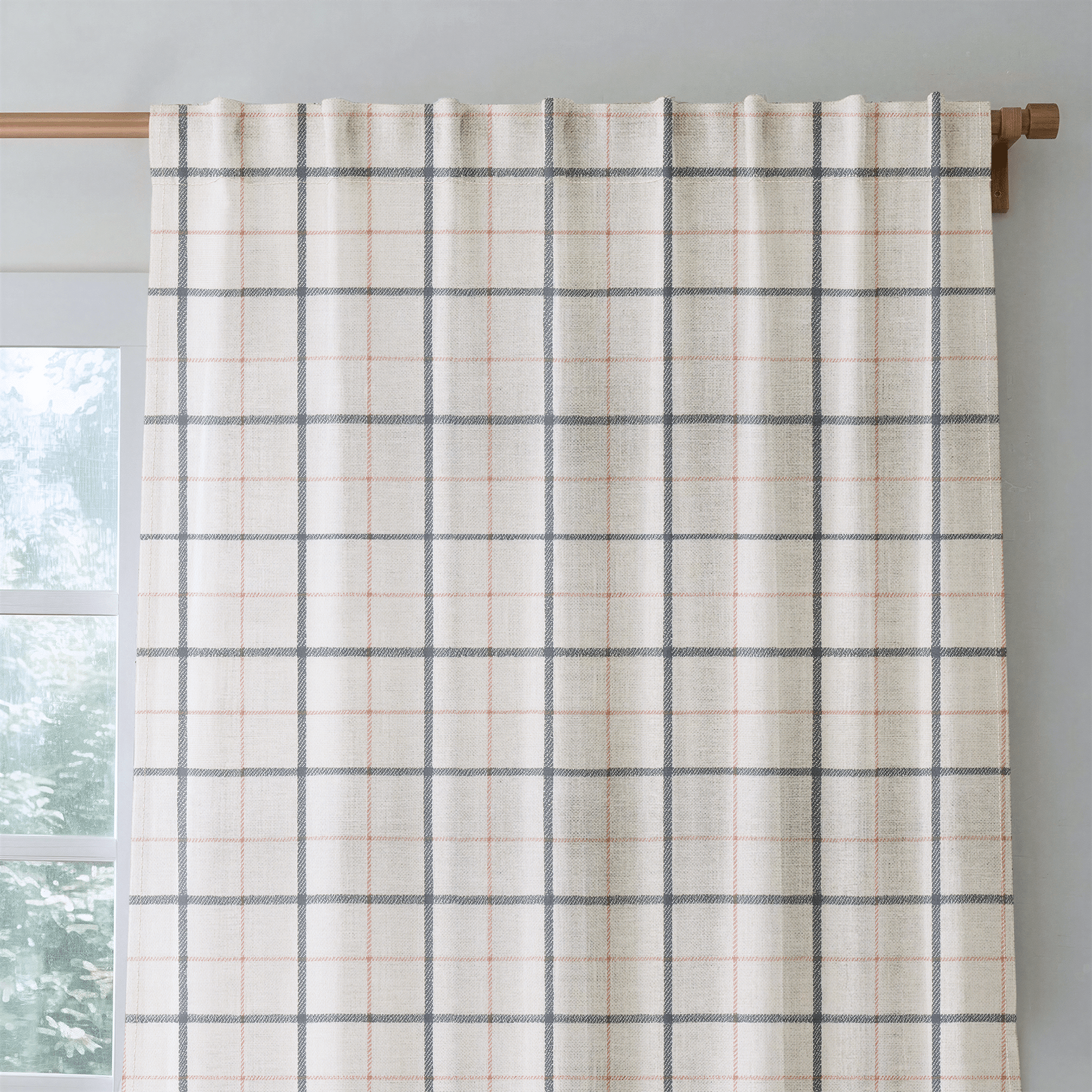 Checkerboard Cherry - Drapery - Lemon Park