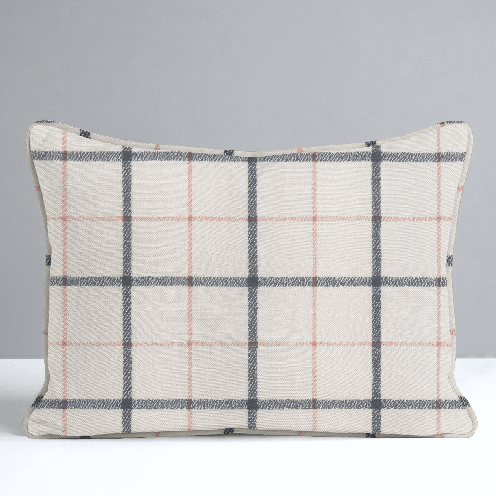 Checkerboard Cherry Throw Pillow - Lemon Park