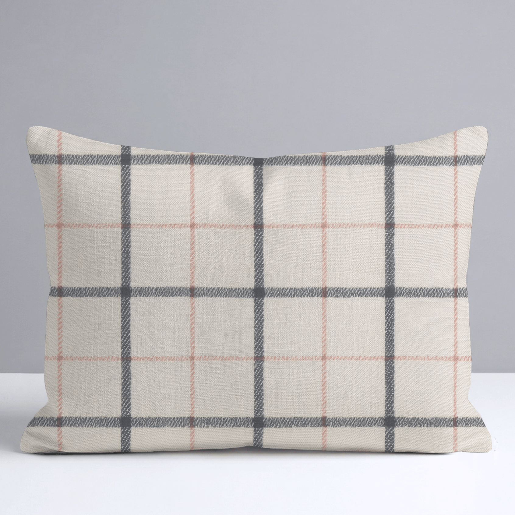 Checkerboard Cherry Throw Pillow - Lemon Park