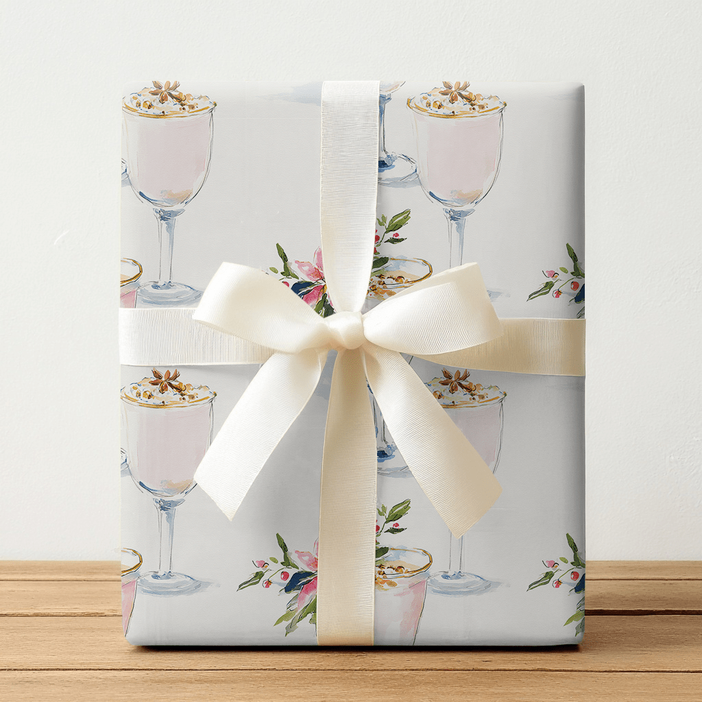 Cheers to Christmas - Wrapping Paper - Lemon Park