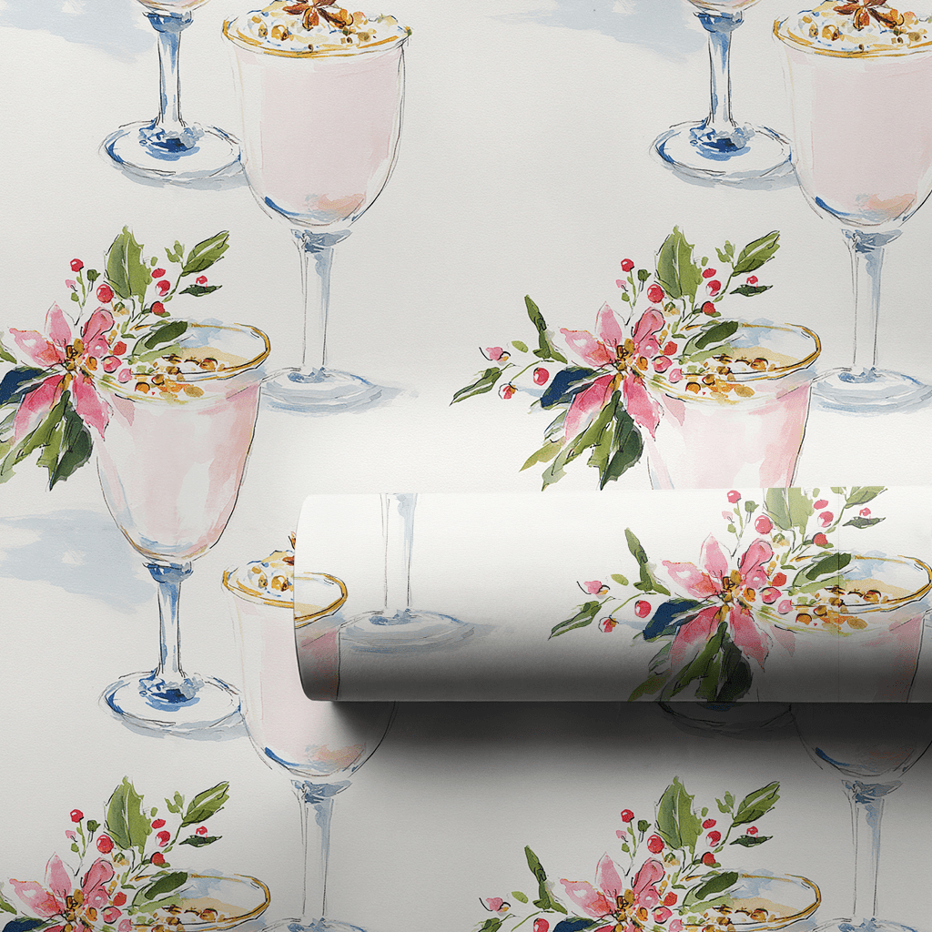 Cheers to Christmas - Wrapping Paper - Lemon Park