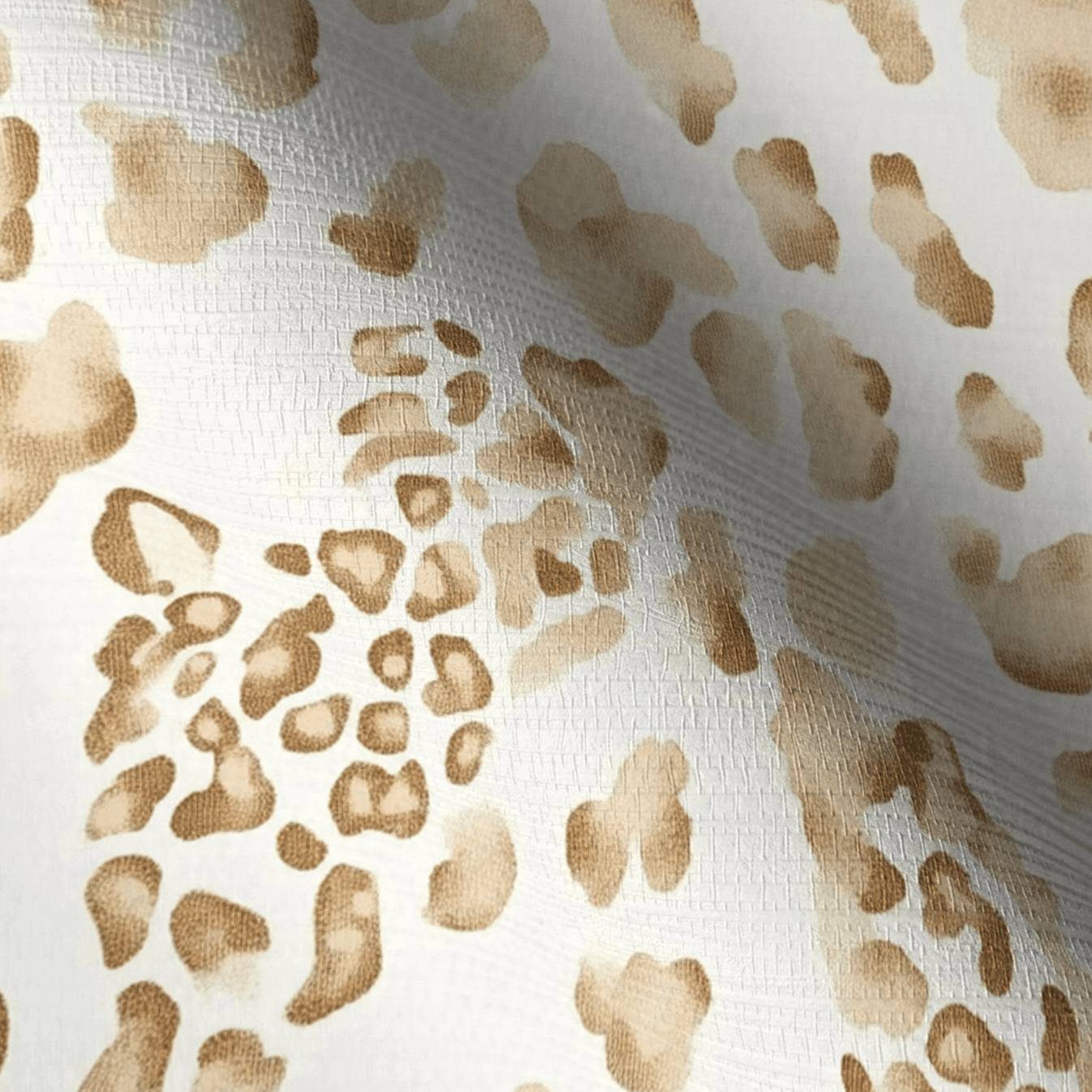 Cheetah Charm Faux Grasscloth Wallpaper - Lemon Park