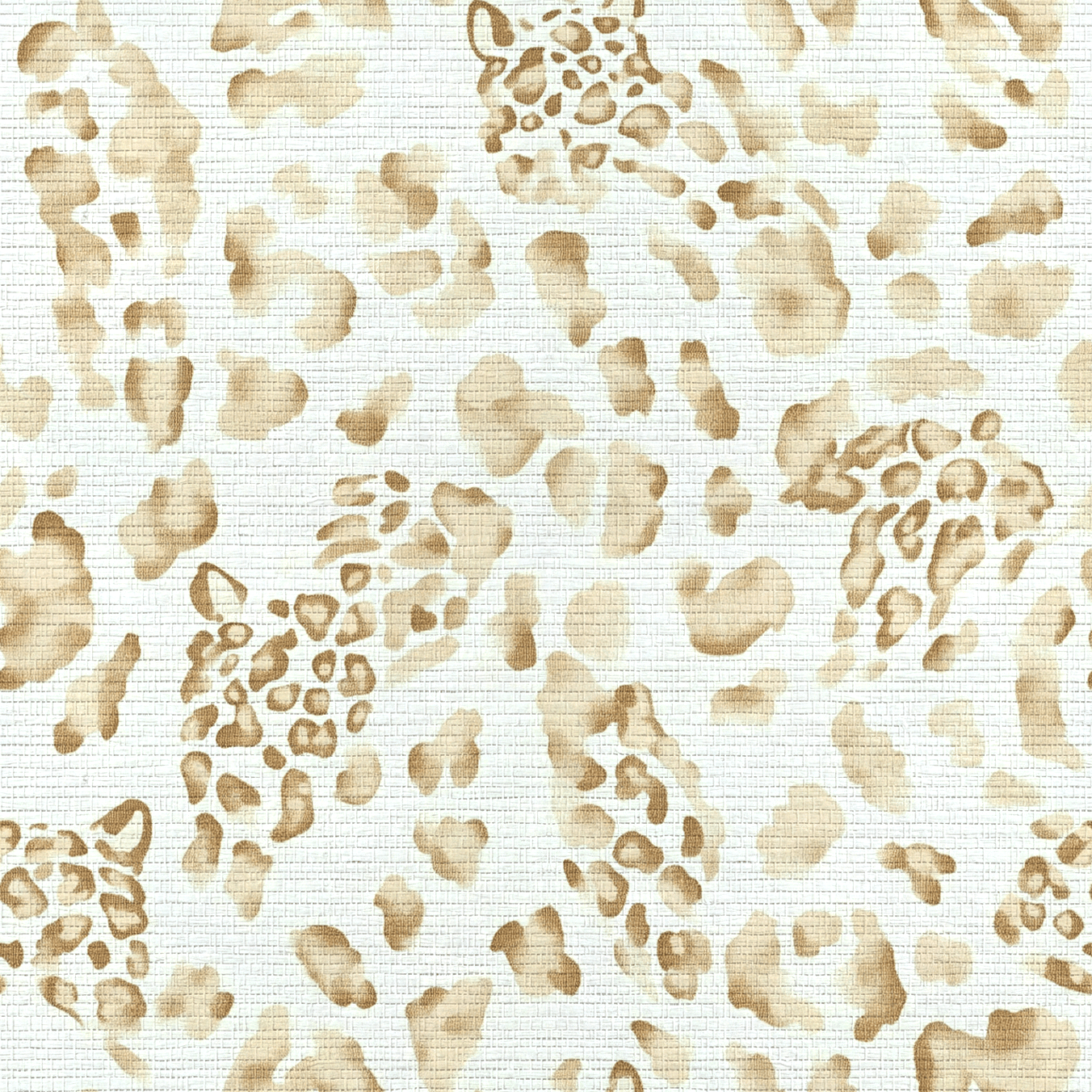 Cheetah Charm Faux Grasscloth Wallpaper - Lemon Park