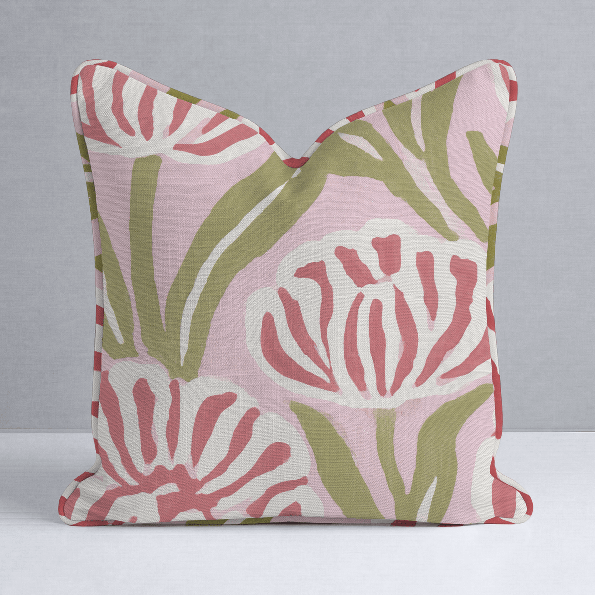Cherry Parade Throw Pillow - Lemon Park