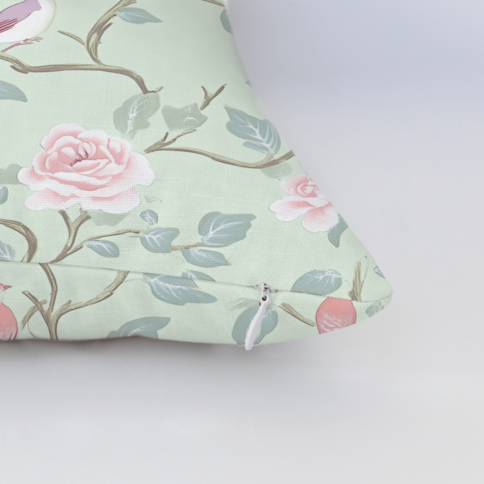 Chirp Charm Throw Pillow - Lemon Park