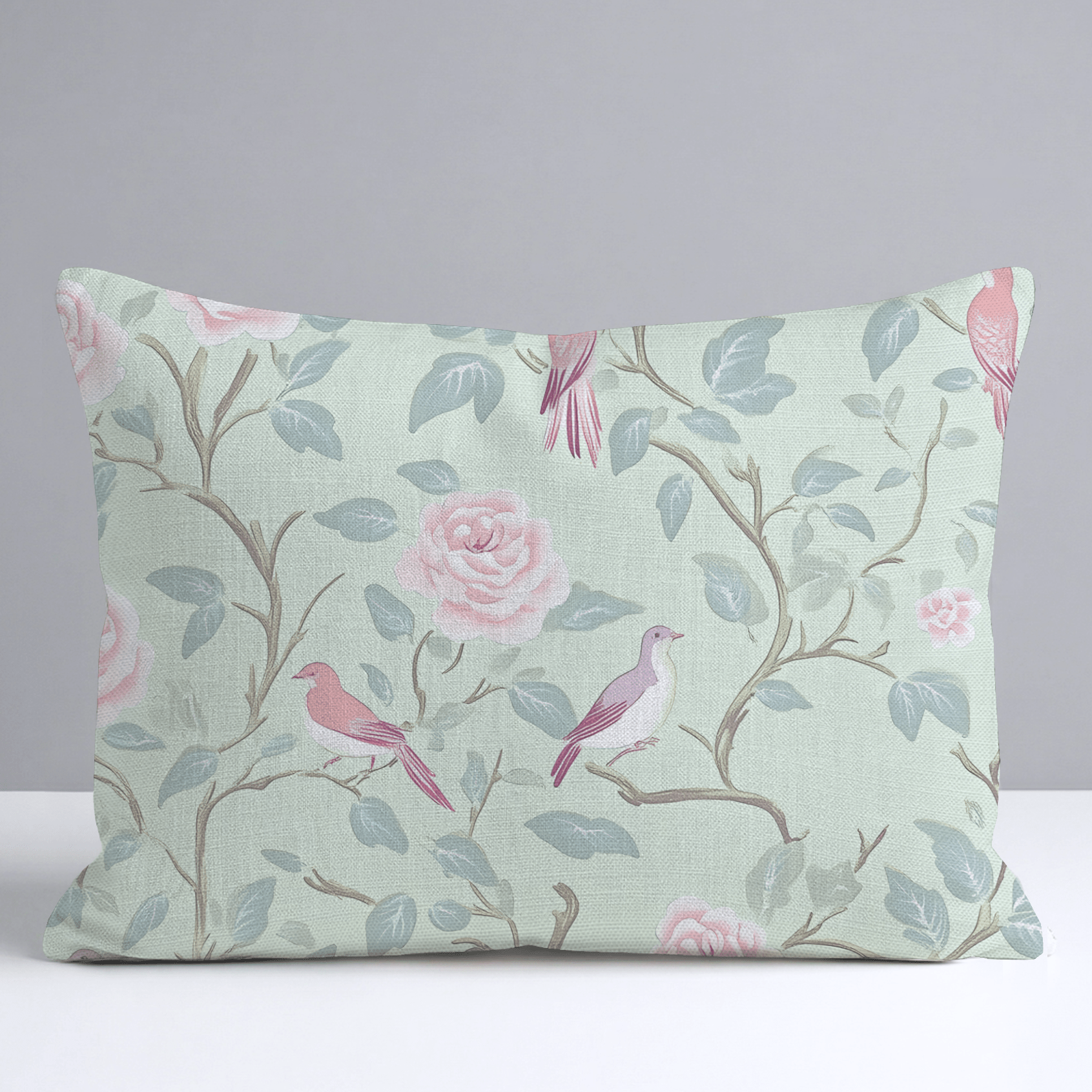 Chirp Charm Throw Pillow - Lemon Park