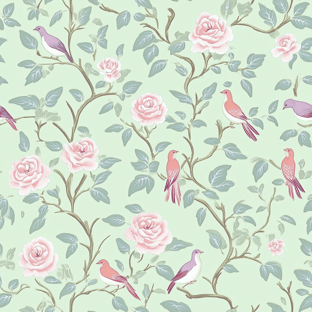 Chirp Charm Wallpaper - Lemon Park