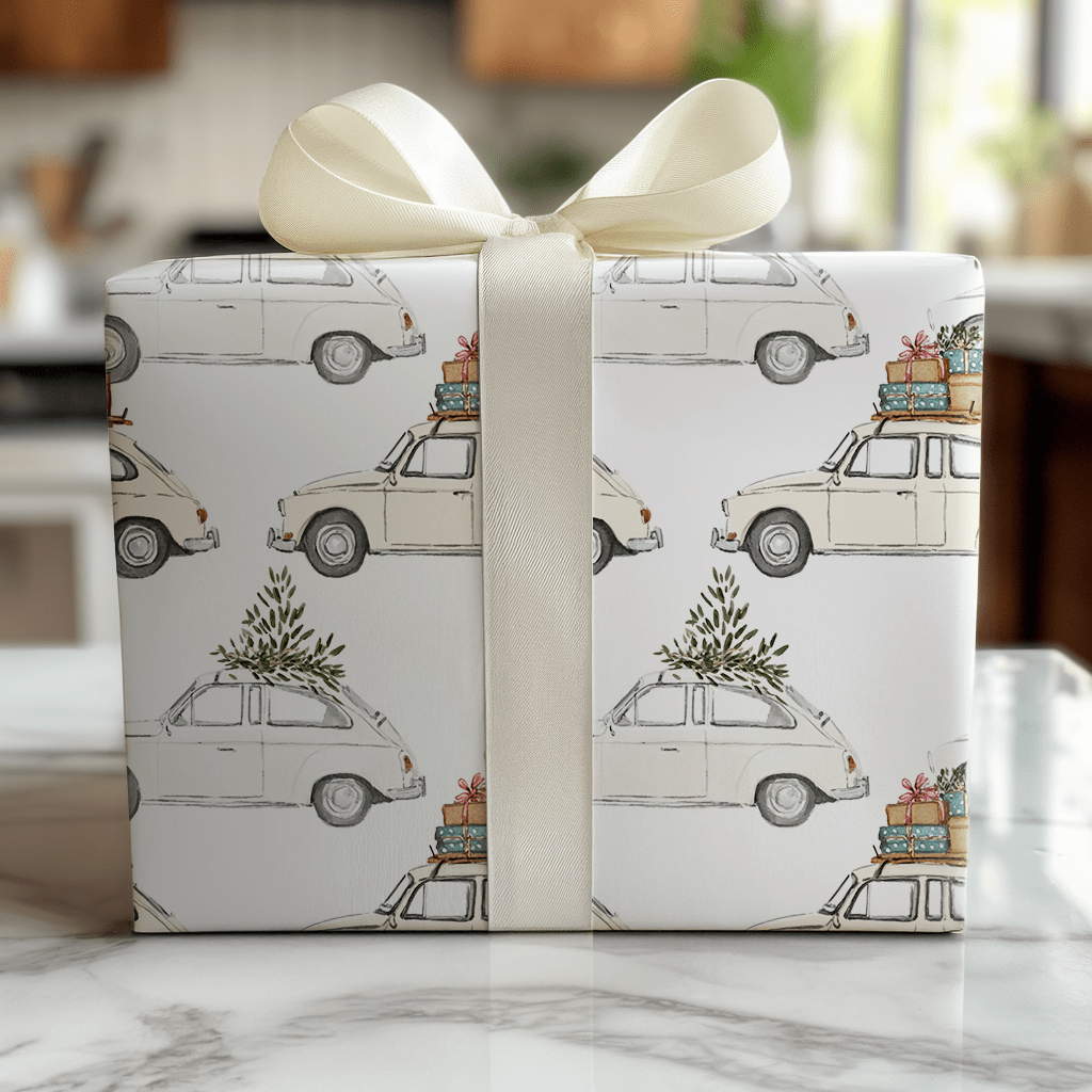 Christmas Cargo - Wrapping Paper - Lemon Park