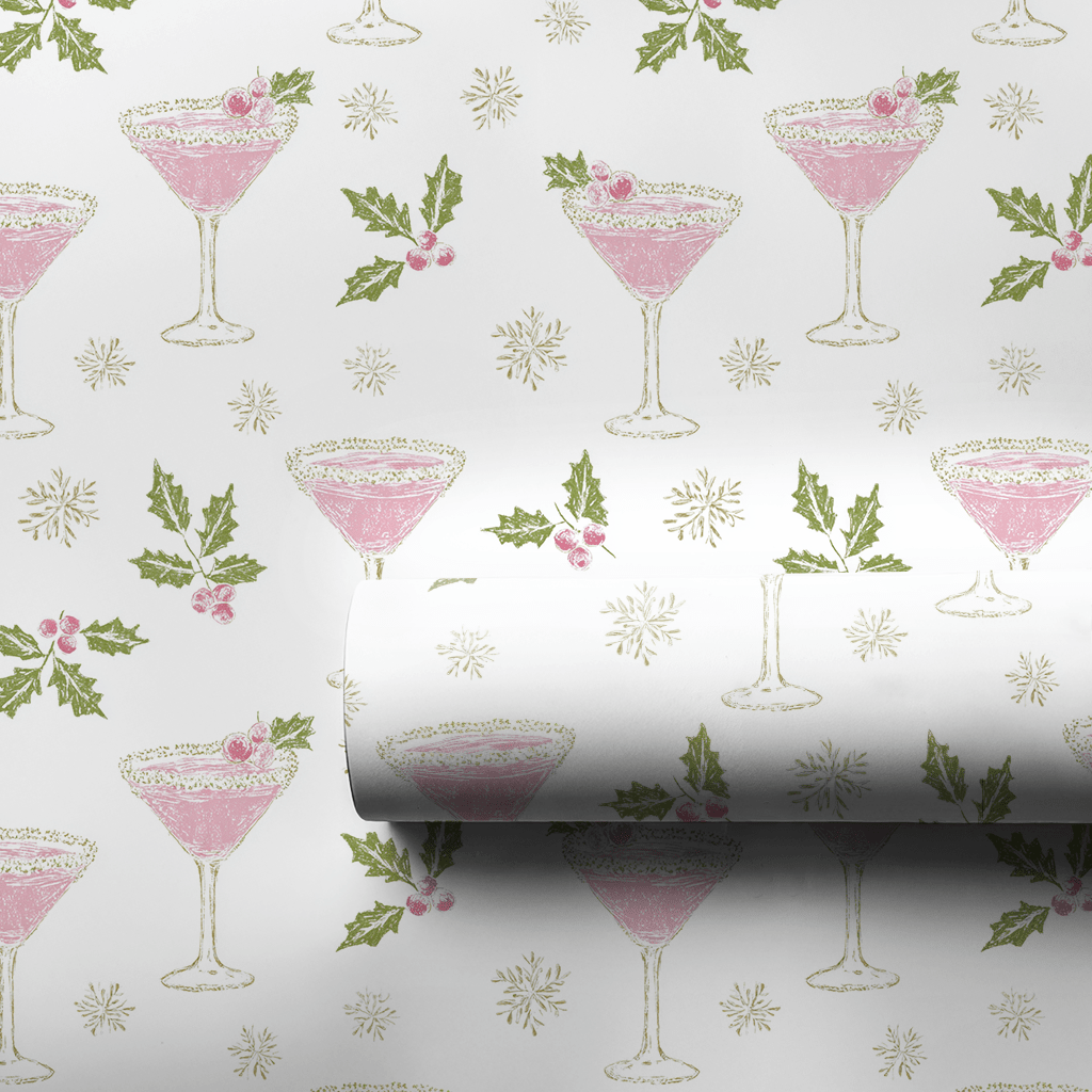 Christmas Cosmopolitans - Wrapping Paper - Lemon Park