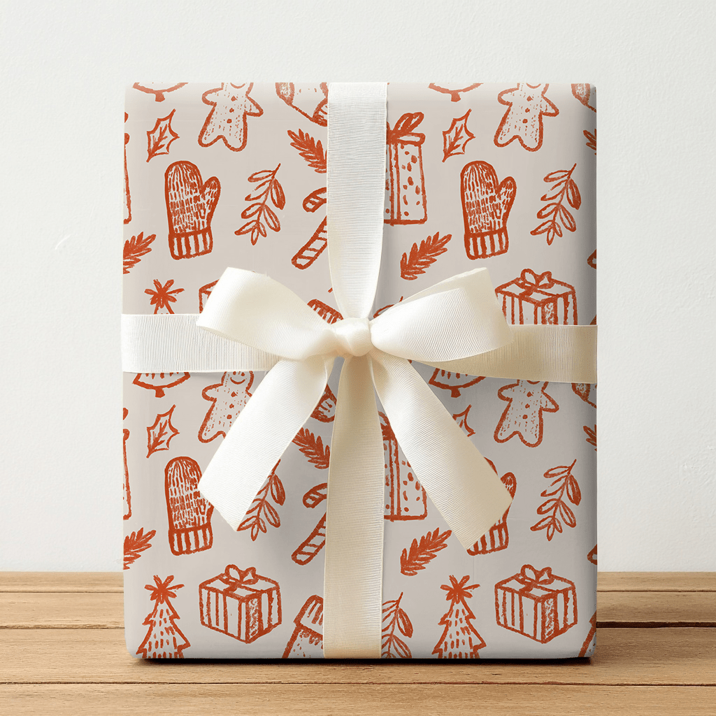 Christmas in Ink - Wrapping Paper - Lemon Park