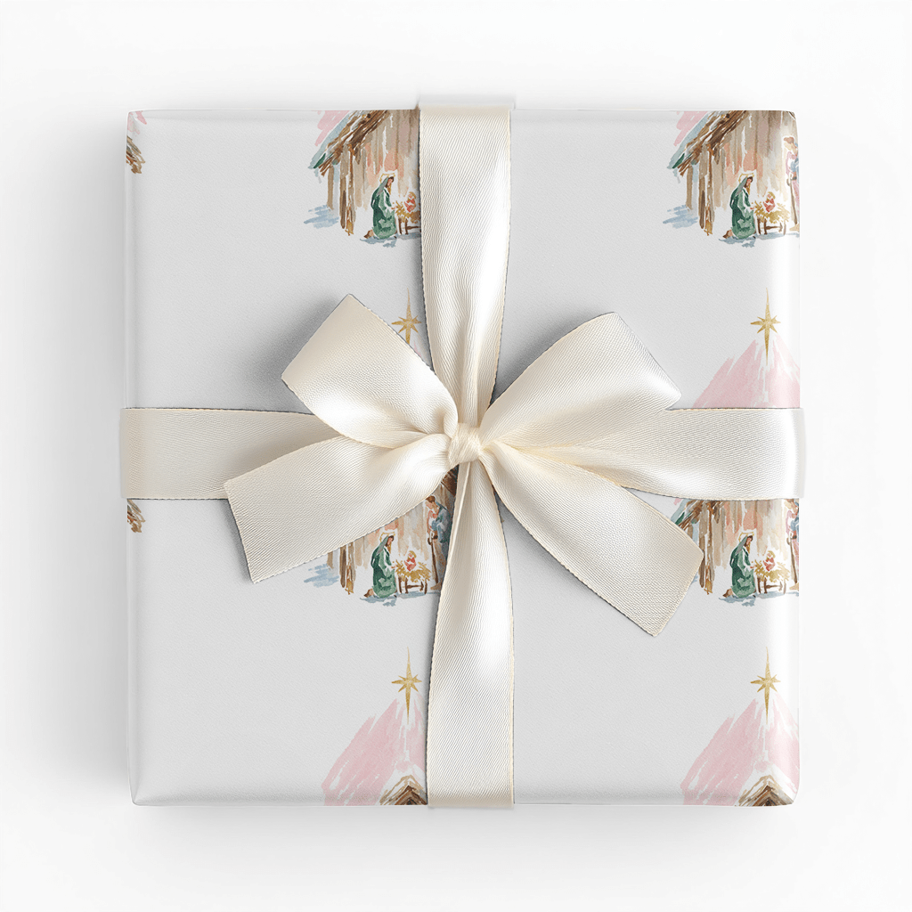 Christmas Nativity - Wrapping Paper - Lemon Park