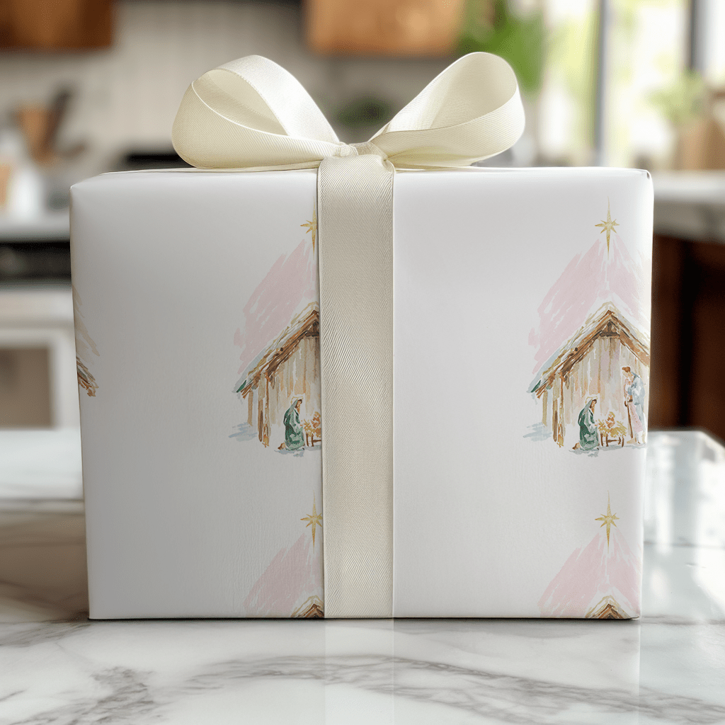 Christmas Nativity - Wrapping Paper - Lemon Park