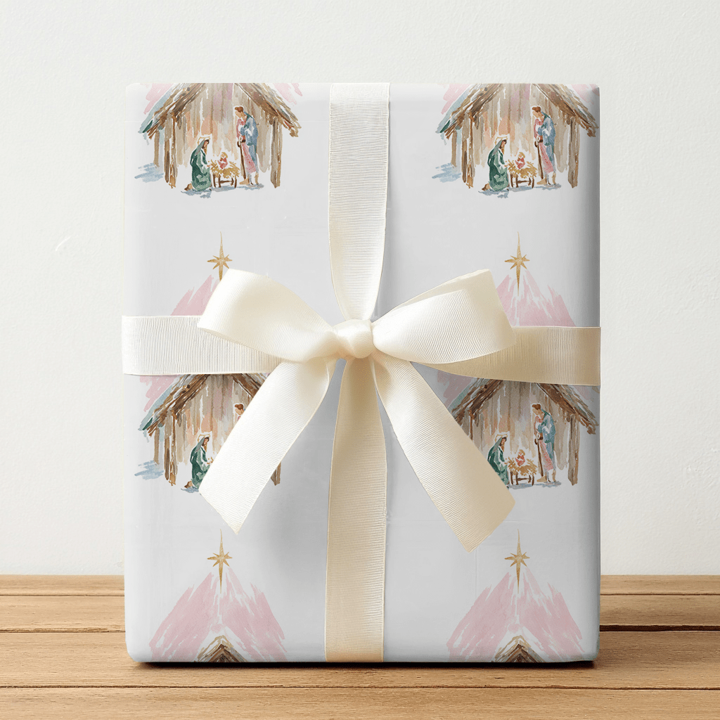 Christmas Nativity - Wrapping Paper - Lemon Park