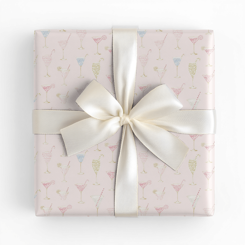 Christmas Tinis - Wrapping Paper - Lemon Park