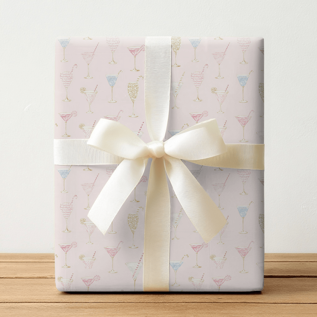 Christmas Tinis - Wrapping Paper - Lemon Park
