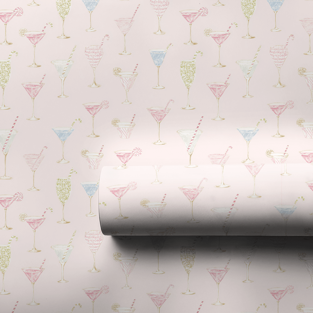 Christmas Tinis - Wrapping Paper - Lemon Park