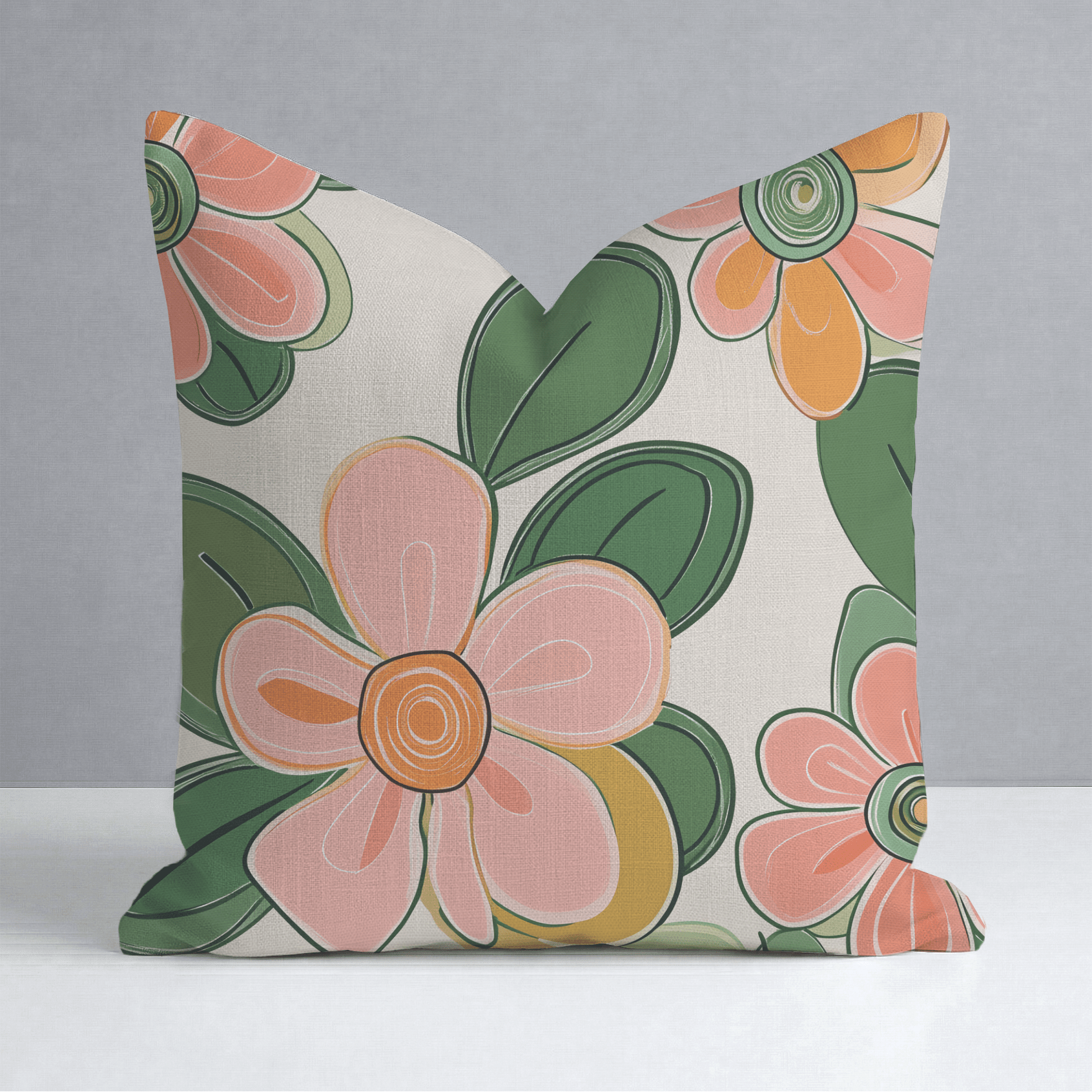 Cinnamon Throw Pillow - Lemon Park