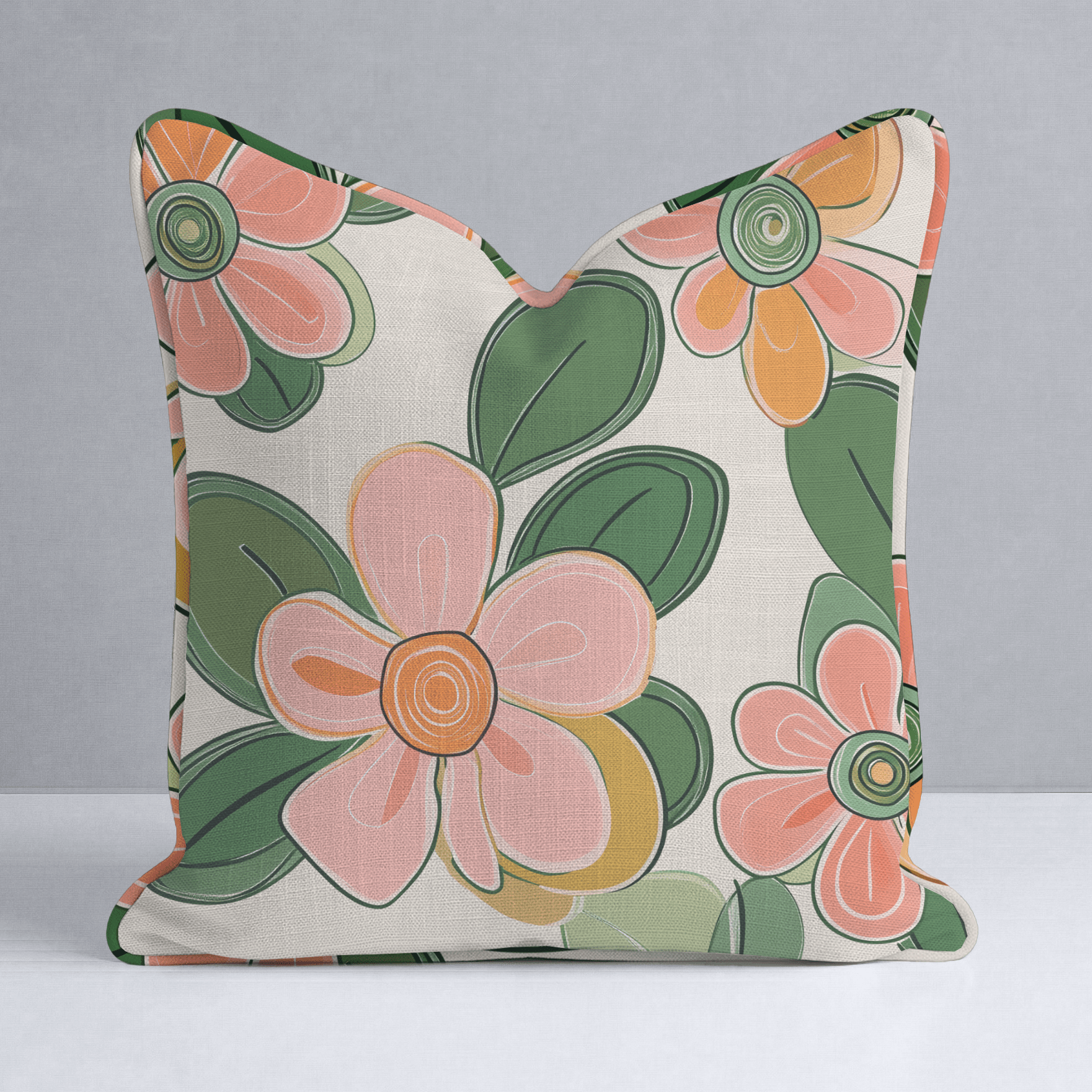 Cinnamon Throw Pillow - Lemon Park