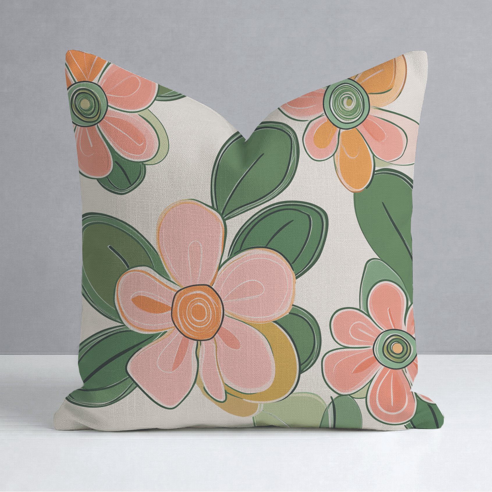 Cinnamon Throw Pillow - Lemon Park