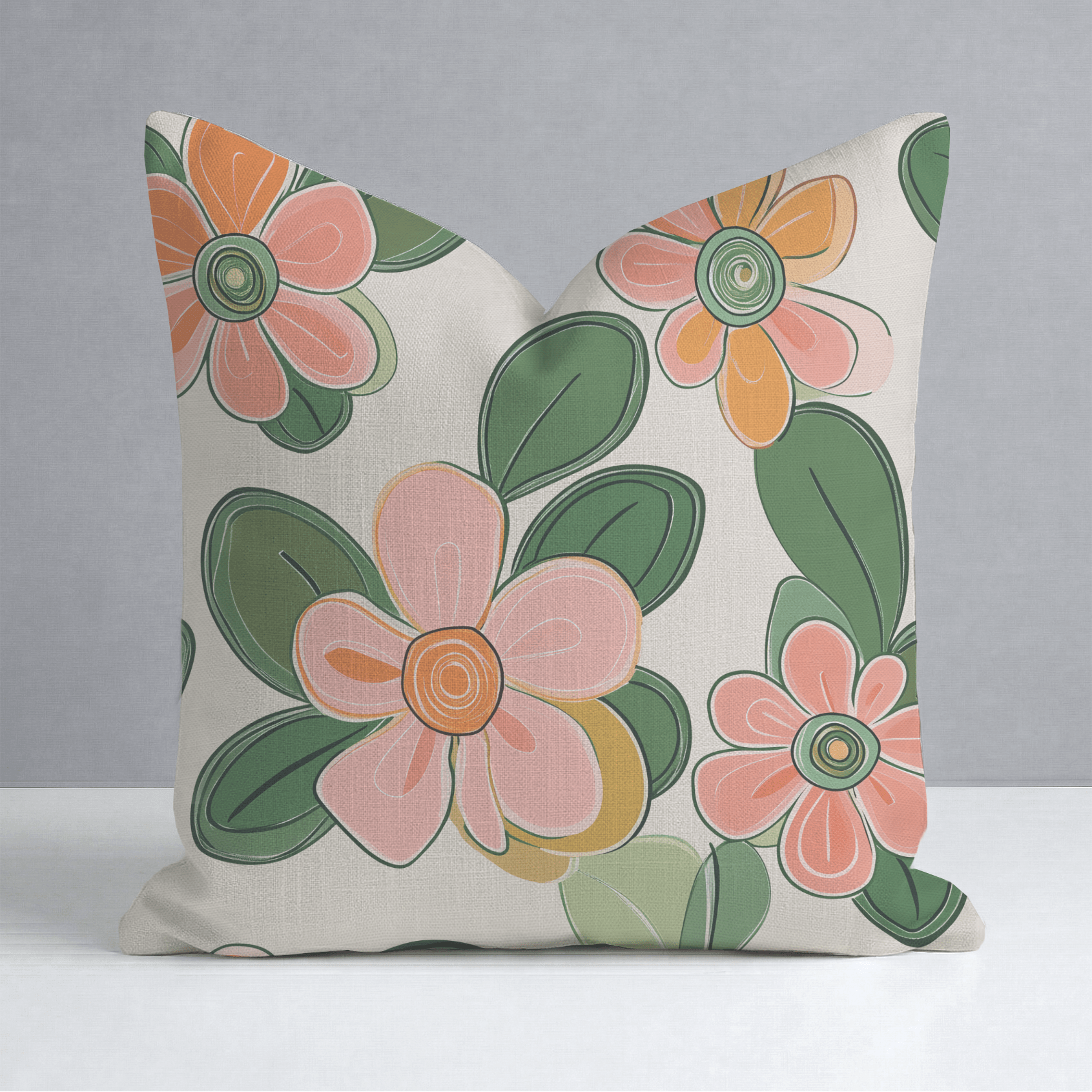Cinnamon Throw Pillow - Lemon Park