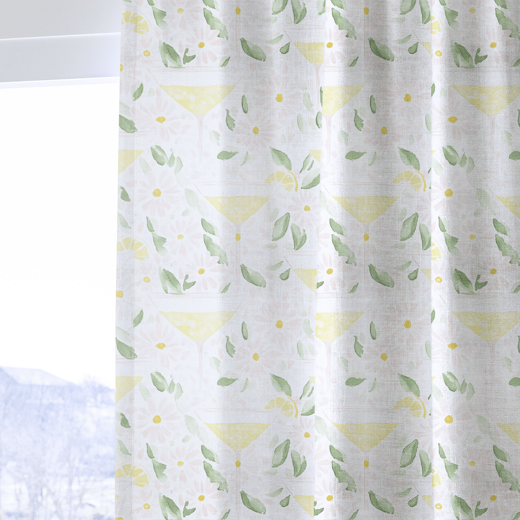 Citrus Chic - Drapery - Lemon Park