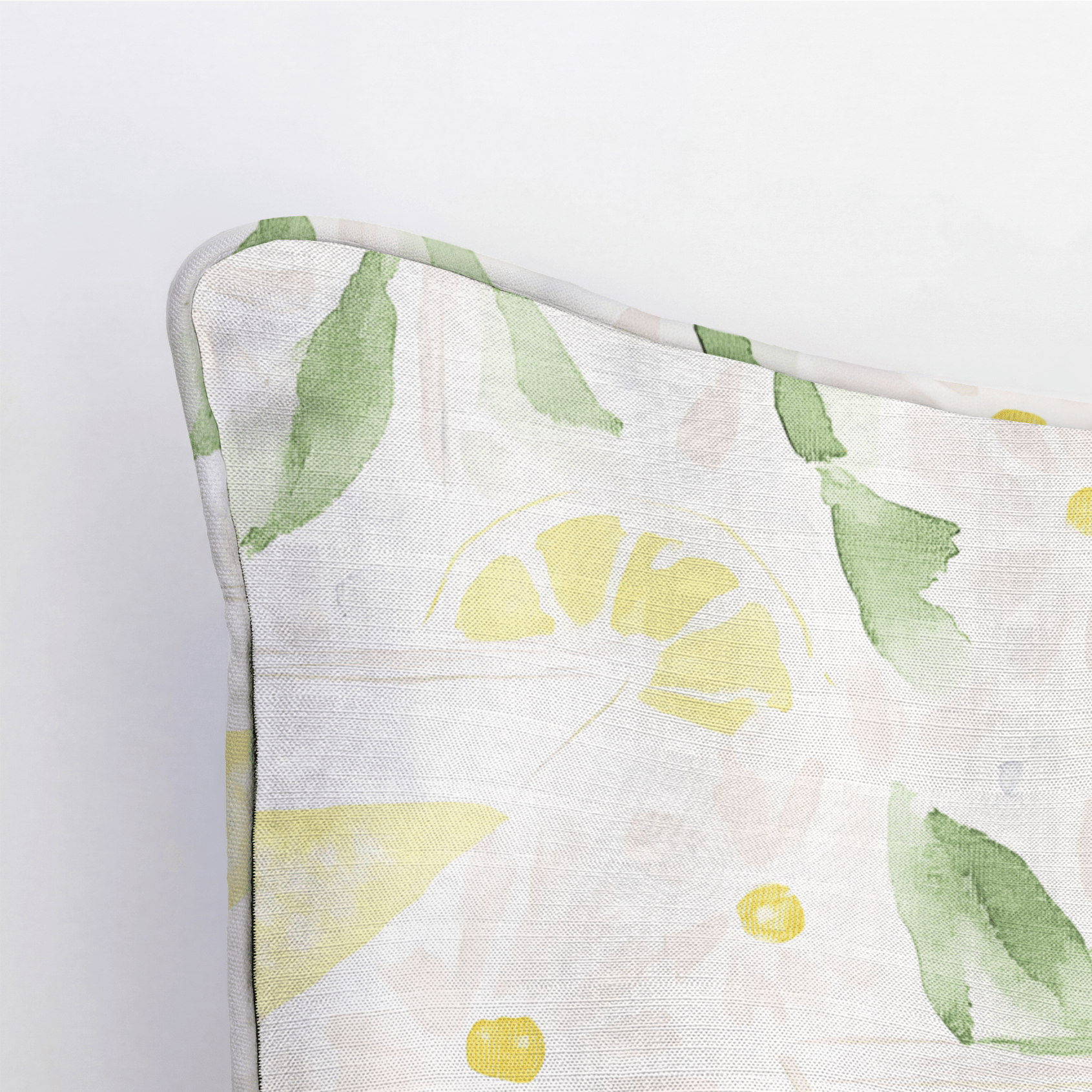 Citrus Chic Throw Pillow - Lemon Park