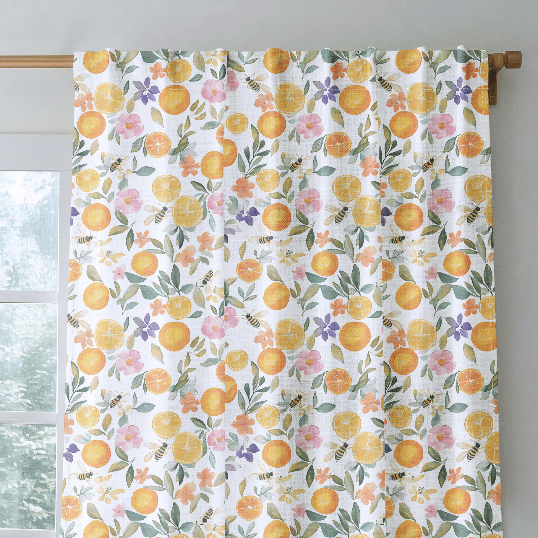 Citrus Serenade - Drapery - Lemon Park