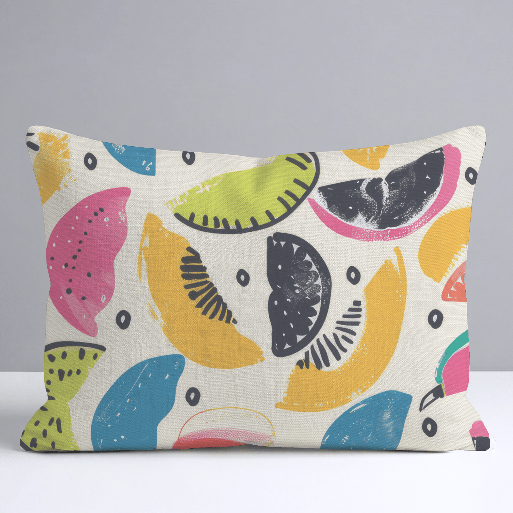 Citrus Sienna Throw Pillow - Lemon Park