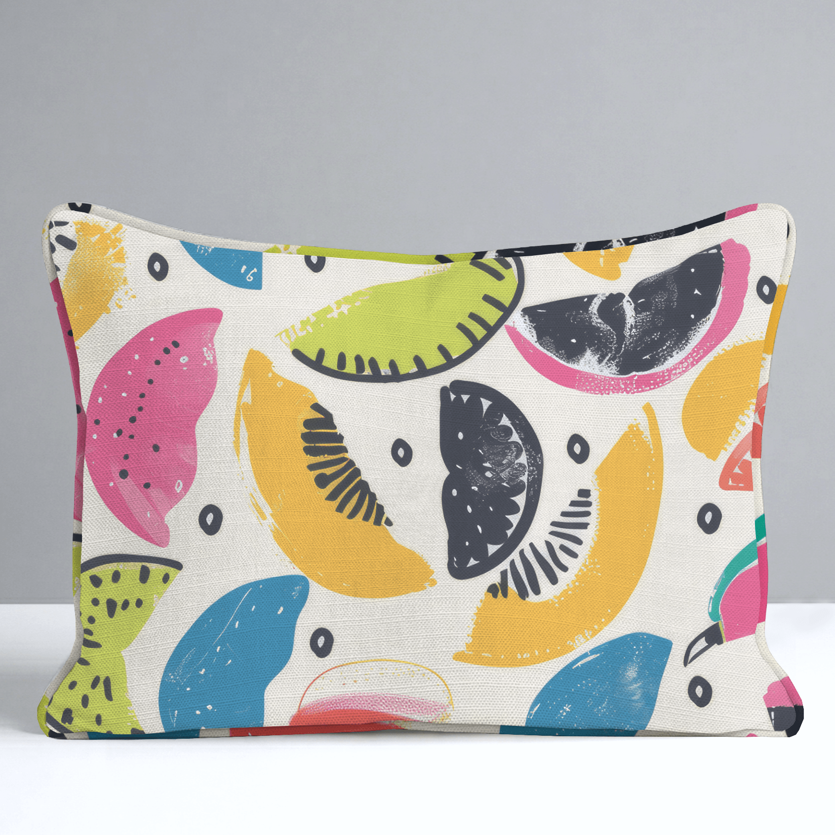 Citrus Sienna Throw Pillow - Lemon Park