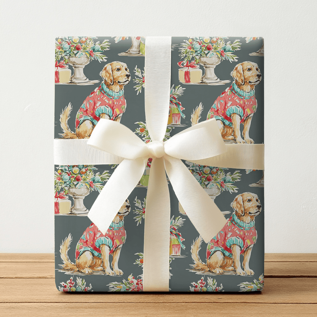City Golden - Wrapping Paper - Lemon Park