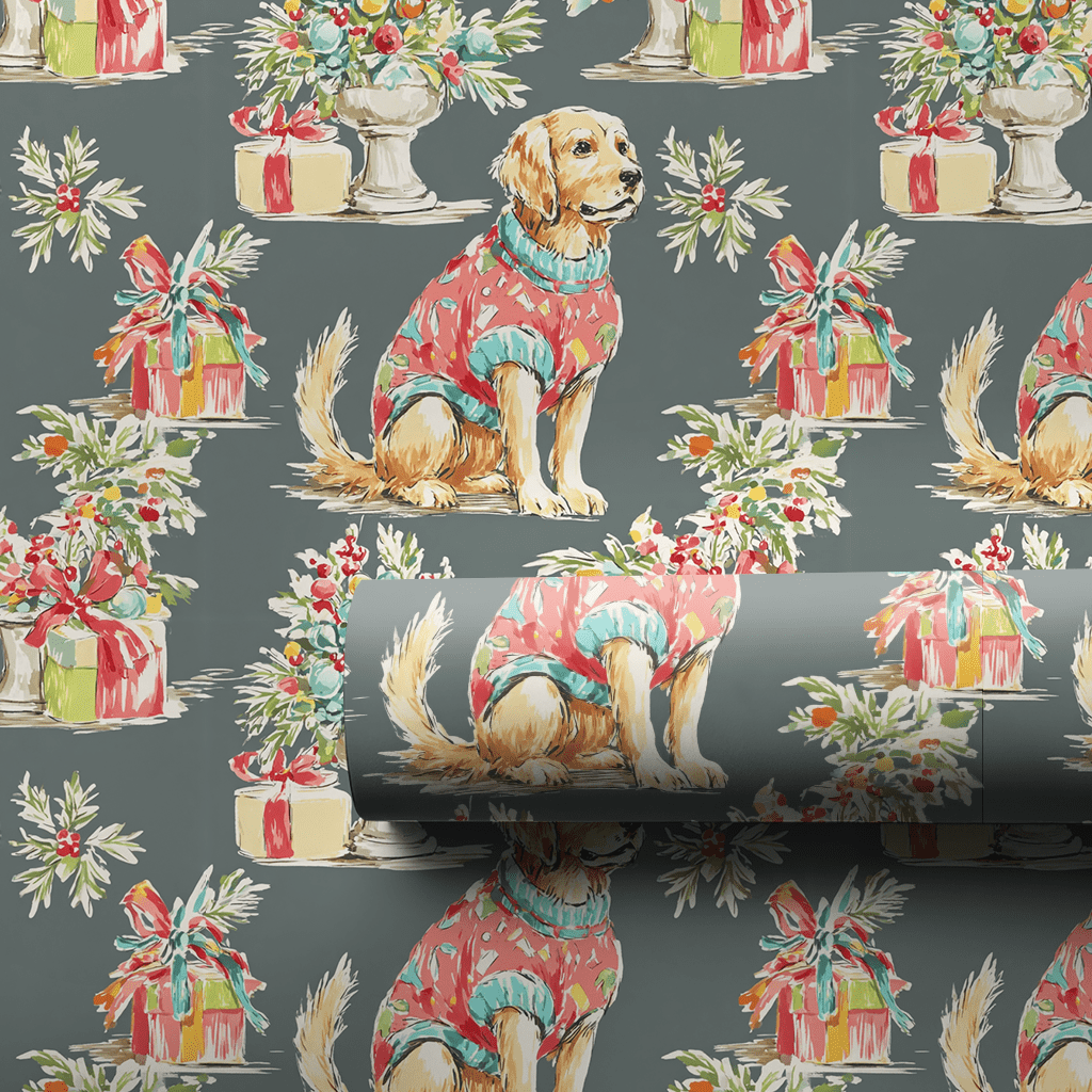 City Golden - Wrapping Paper - Lemon Park