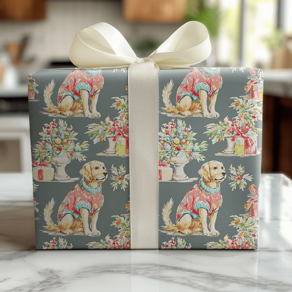 City Golden - Wrapping Paper - Lemon Park