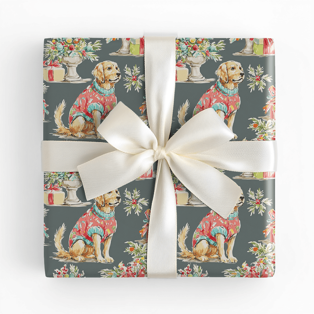 City Golden - Wrapping Paper - Lemon Park