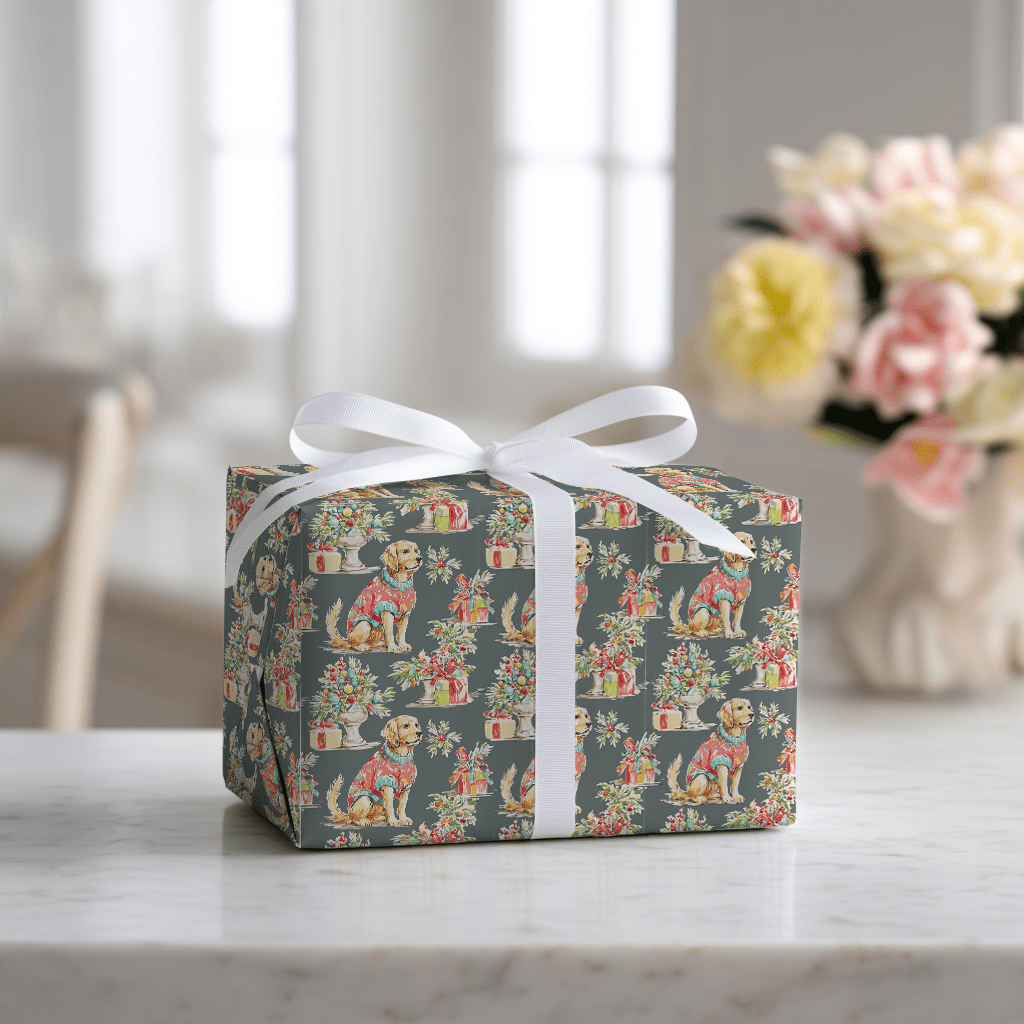 City Golden - Wrapping Paper - Lemon Park