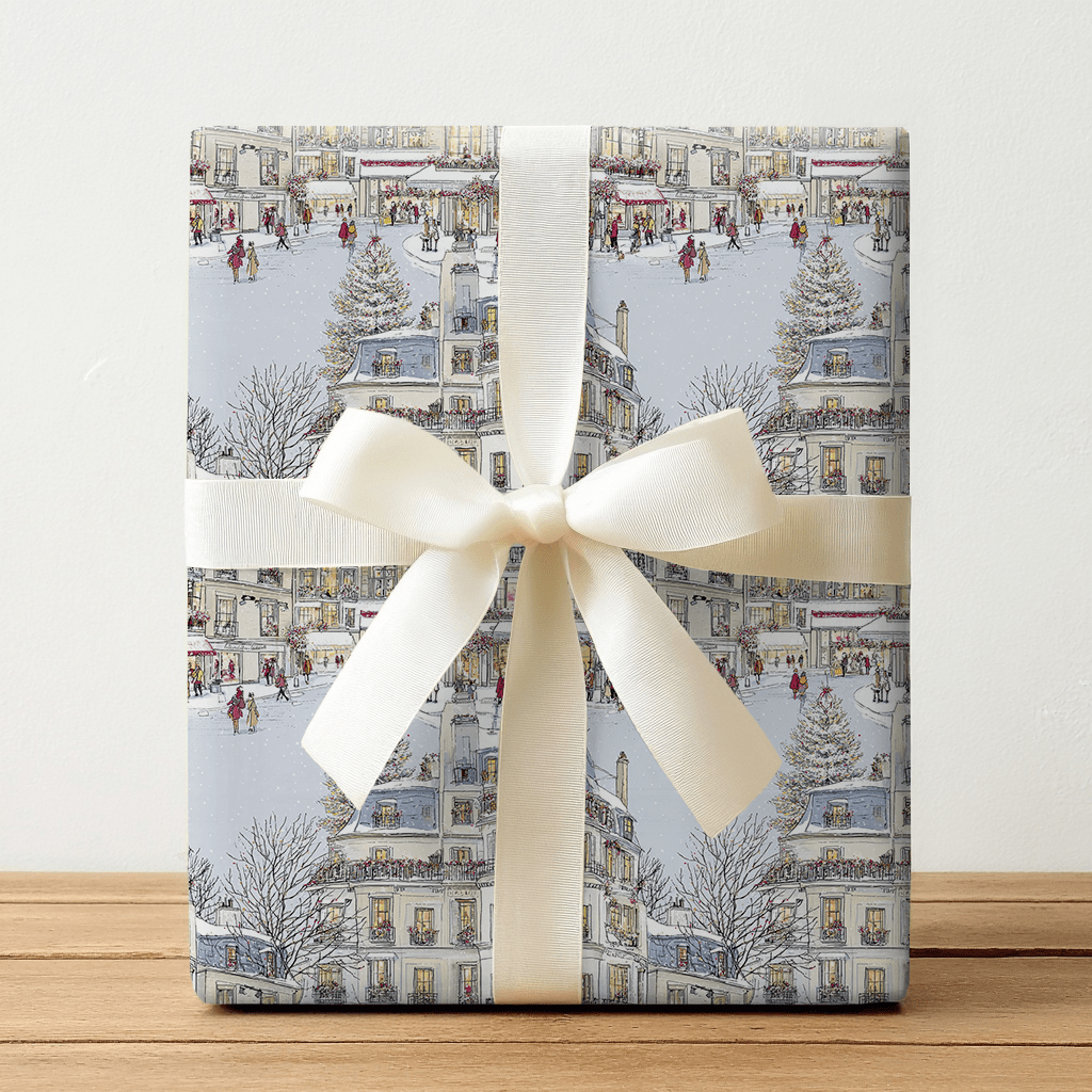 City Sidewalks - Wrapping Paper - Lemon Park
