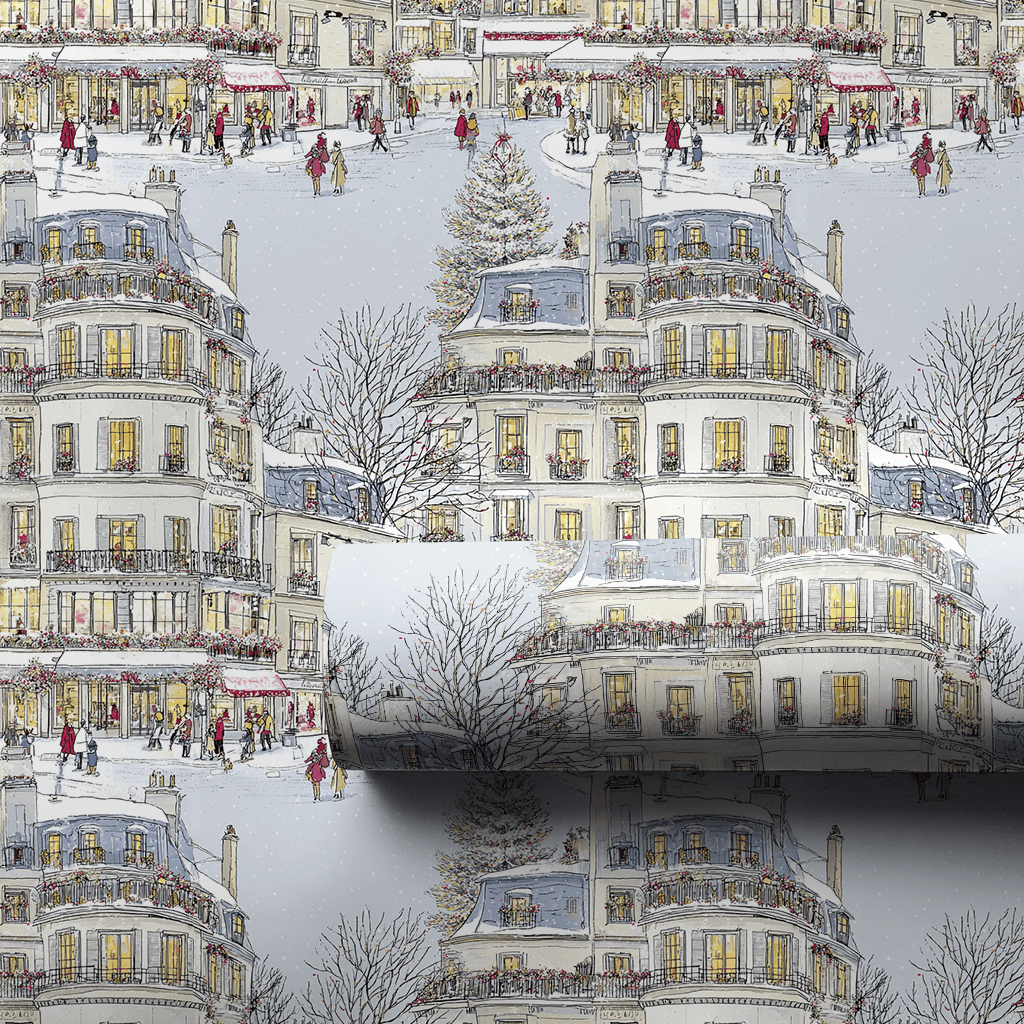 City Sidewalks - Wrapping Paper - Lemon Park