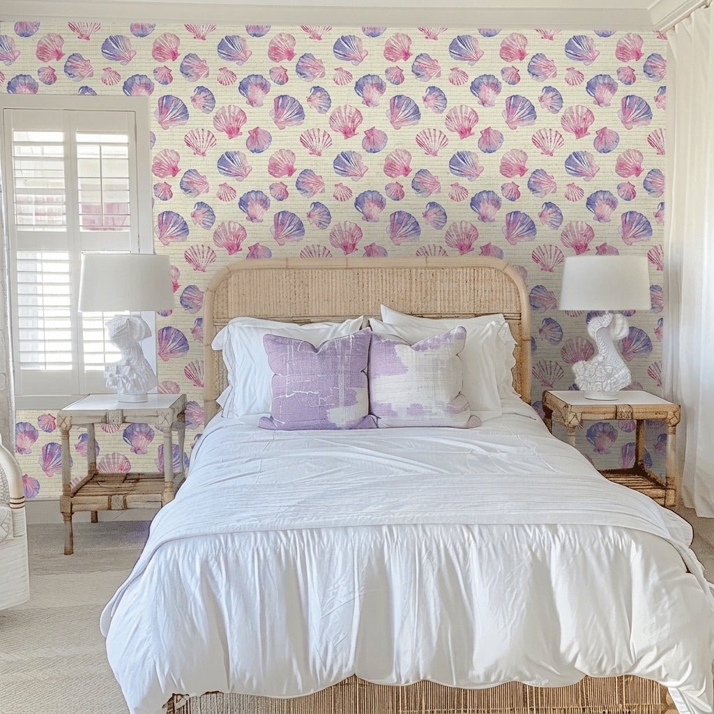 Claire Faux Grasscloth Wallpaper - Lemon Park