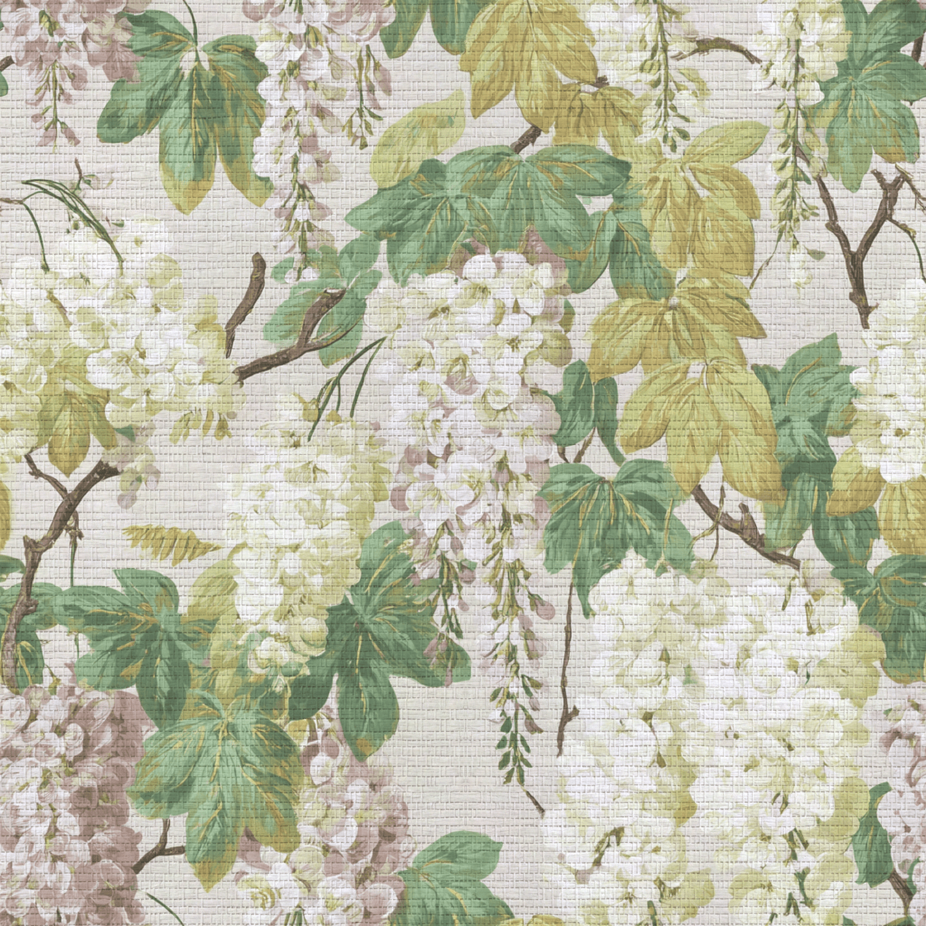 Claire Gabrielle Faux Grasscloth Wallpaper - Lemon Park