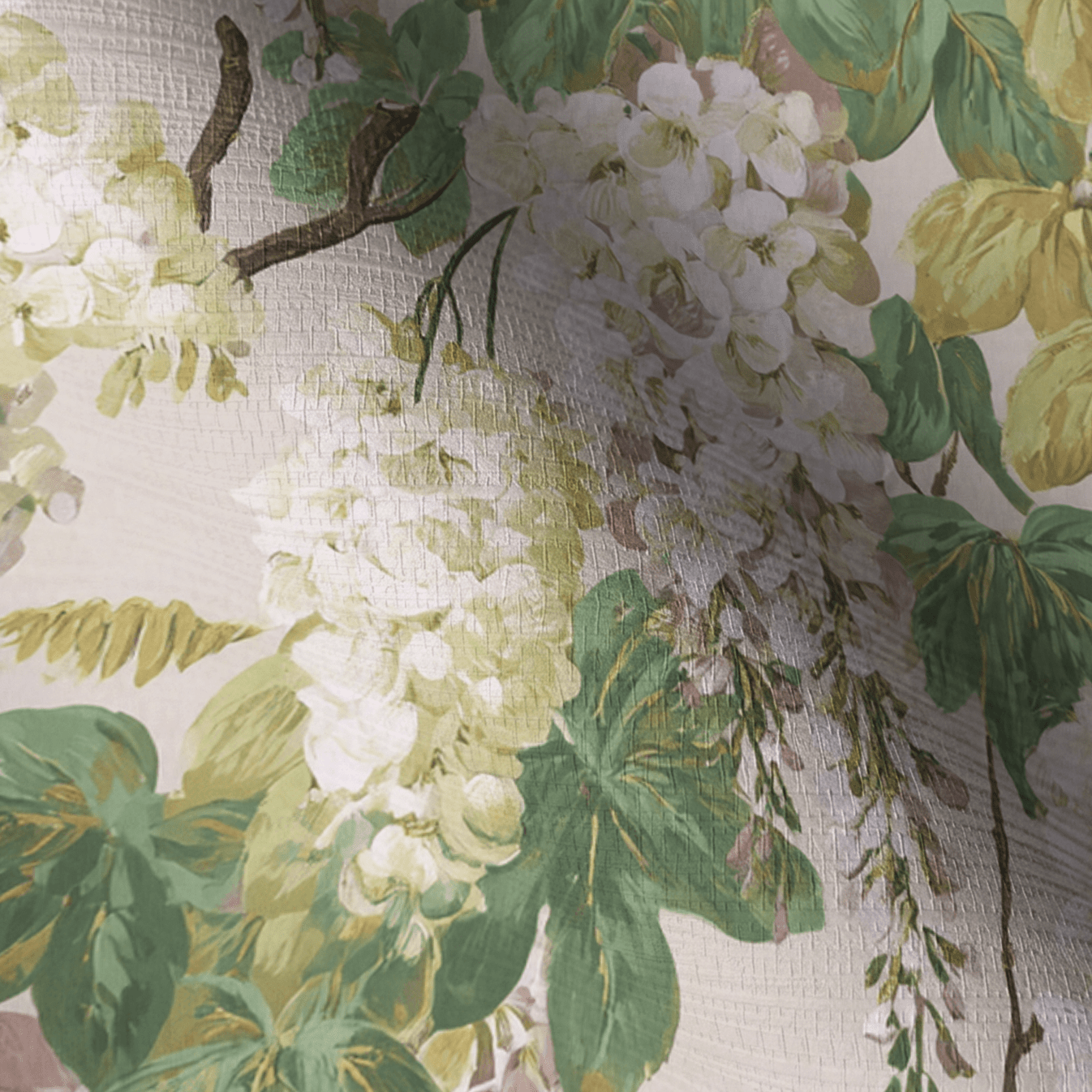Claire Gabrielle Faux Grasscloth Wallpaper - Lemon Park