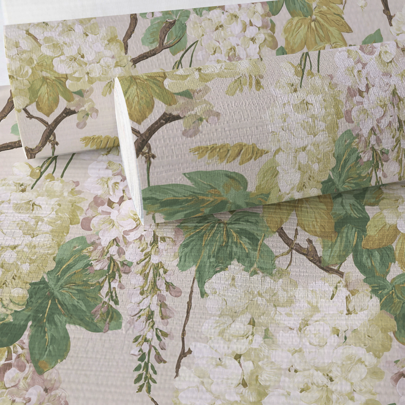 Claire Gabrielle Faux Grasscloth Wallpaper