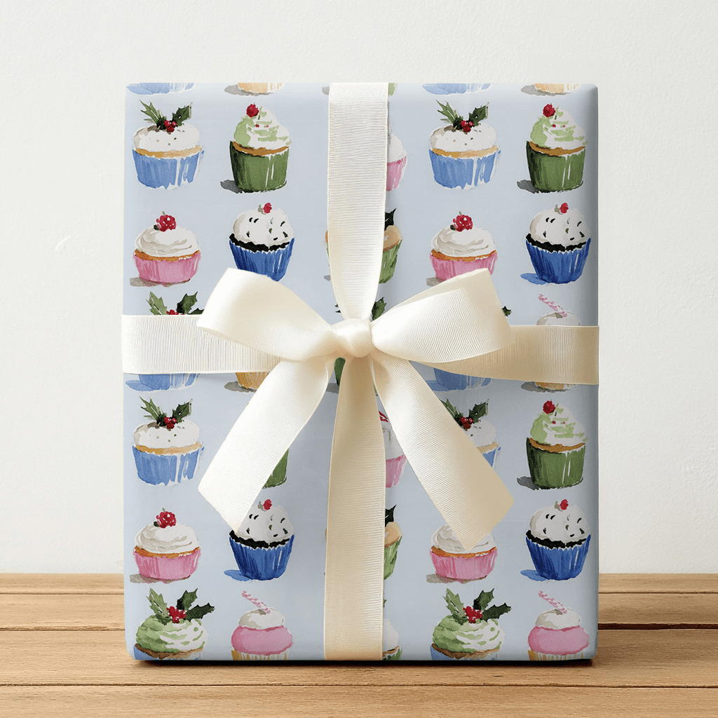 Clara Cupcakes - Wrapping Paper - Lemon Park